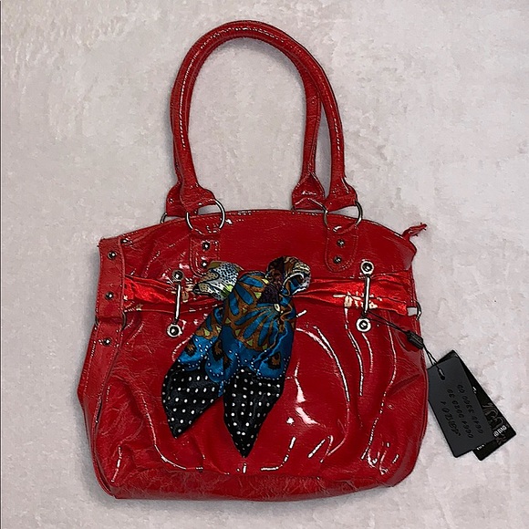 ✨NWT✨ Red purse with ribbon (bag) - Picture 1 of 3